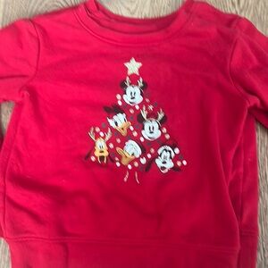Red Disney Christmas Sweatshirt